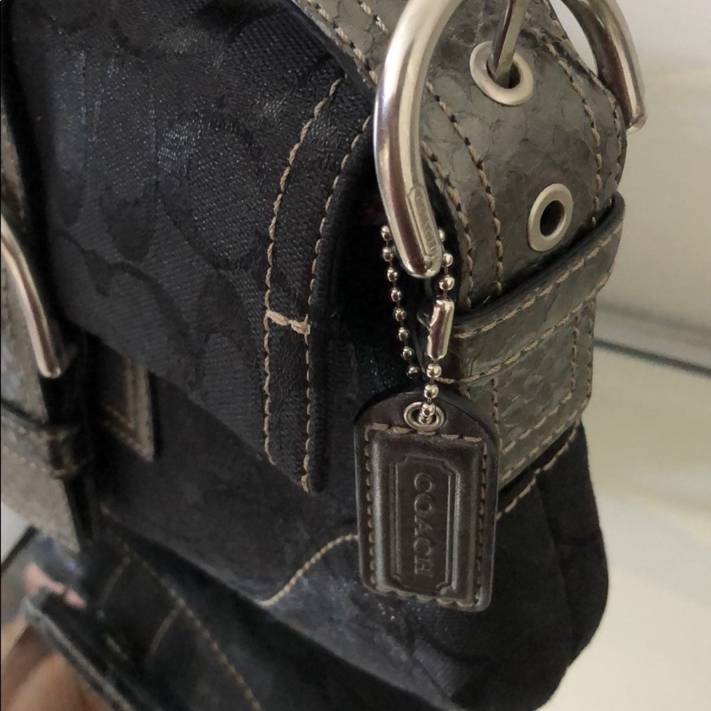 Authentic Coach Limited Edition Coach Python Bag - image 4